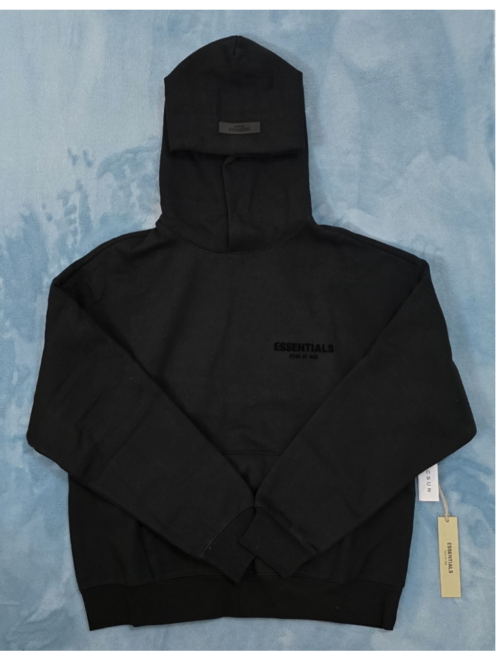 Men's Essentials Fear of God Hoodie Black Size S